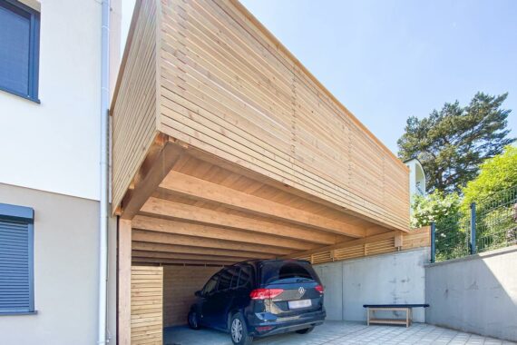 Carport-Terrasse