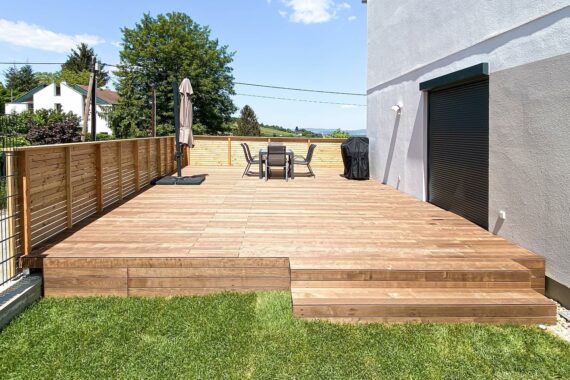 Carport-Terrasse